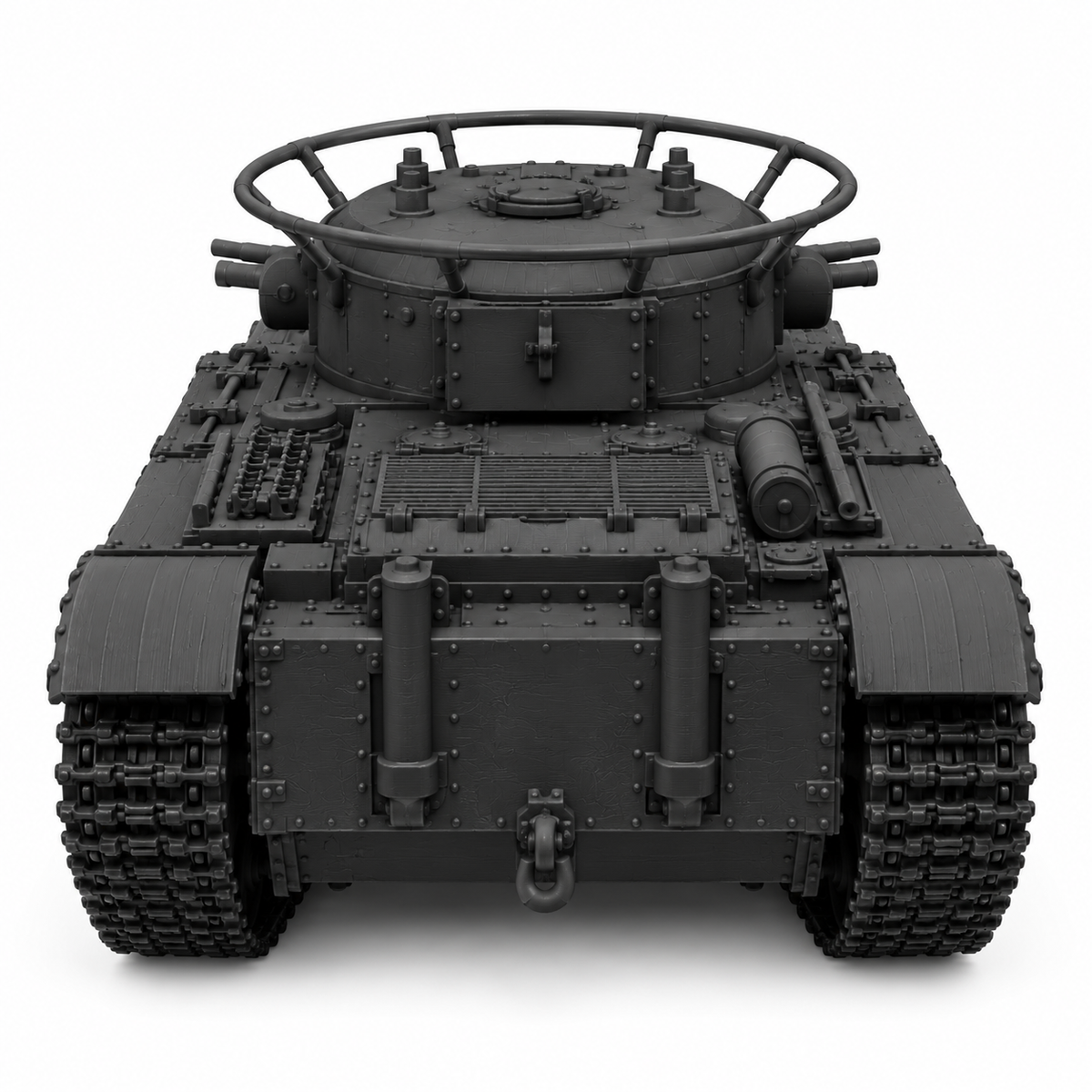 SSMODEL 1/72 1/144 Multi Scale T-35 bis fictional Tank Resin Model Kit TSS0531 — detail view 2