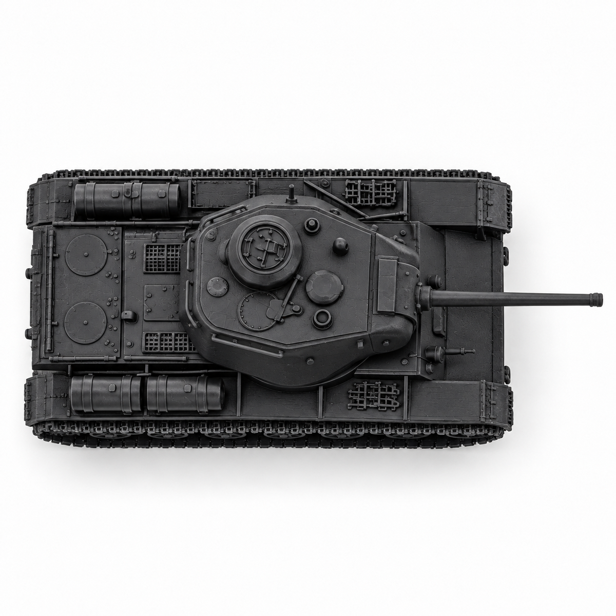 SSMODEL 1/72 1/144 Multi-Scale WWII Soviet KV-85 Heavy Tank Resin Model TSS1272 — detail view 10