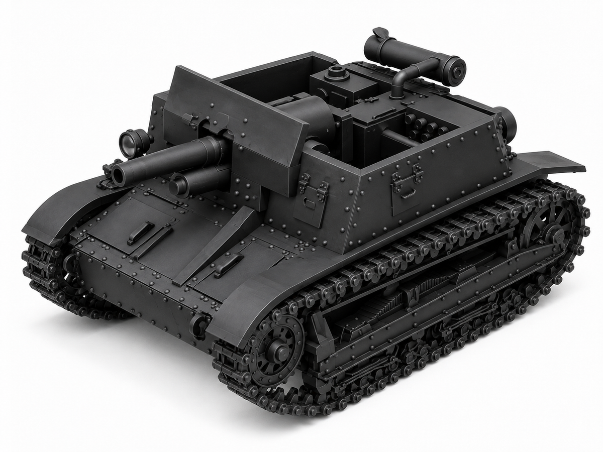 SSMODEL 1/72 1/144 Multi Scale TKD  tank Resin MODEL kit TSS0304 — detail view 10