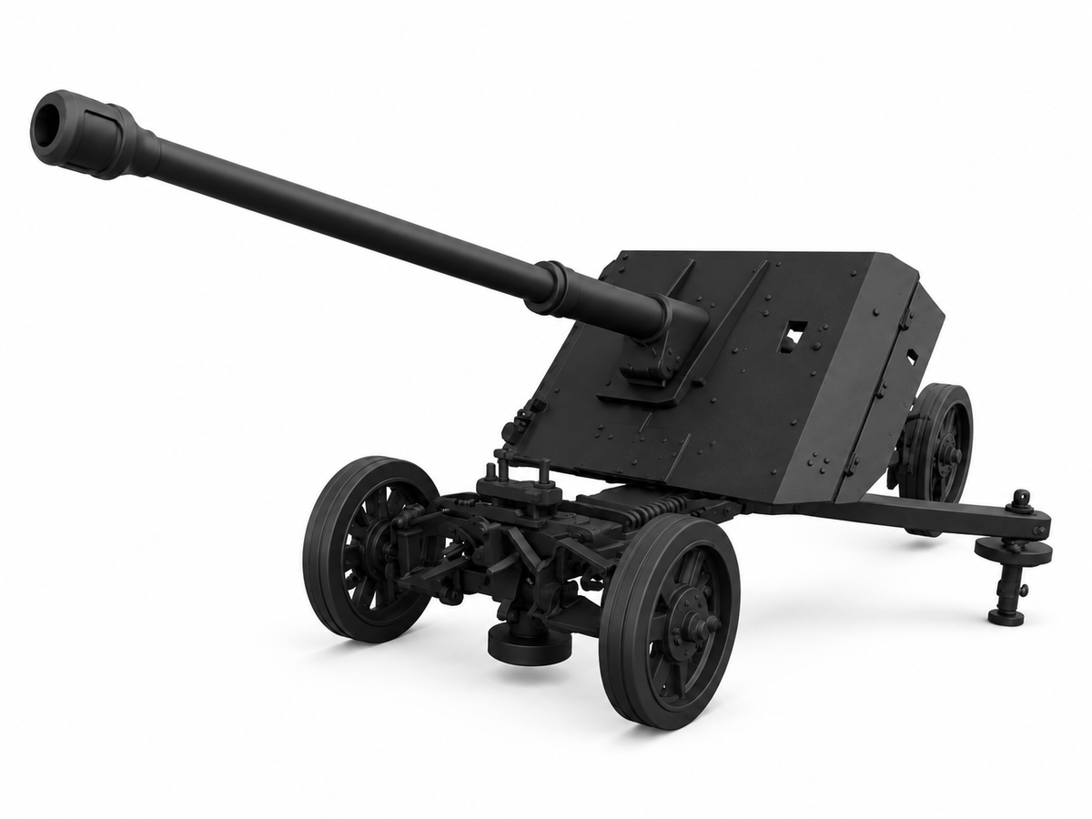 SSMODEL 1/72 1/144 Multi Scale 88mm anti-tank Pak 43 Germany Resin MODEL TSS1444 — detail view 15