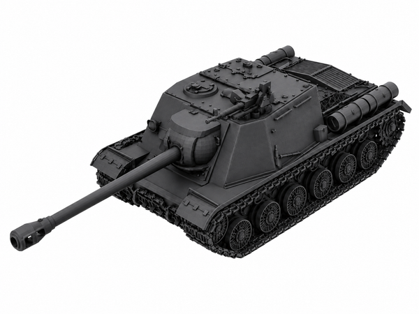 SSMODEL 1/72 1/144 Multi Scale ISU-122s Tank Resin MODEL kit TSS0032
