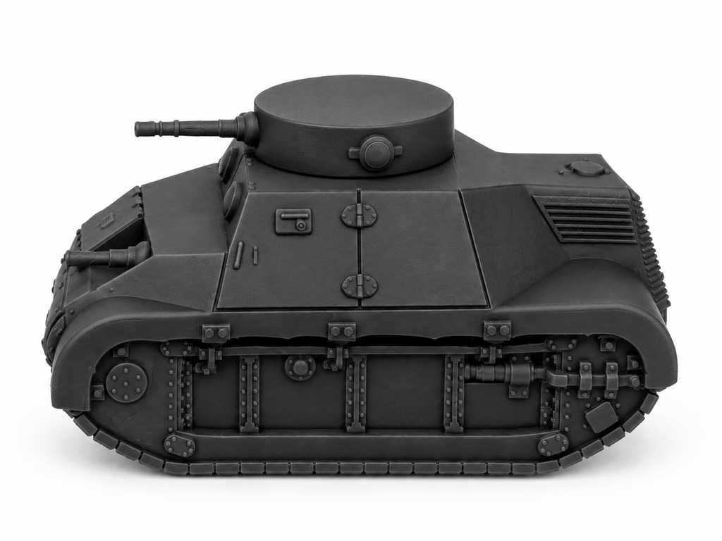 SSMODEL 1/72 1/144 Multi Scale Trubia Naval Spanish Civil War Tank MODEL TSS0628