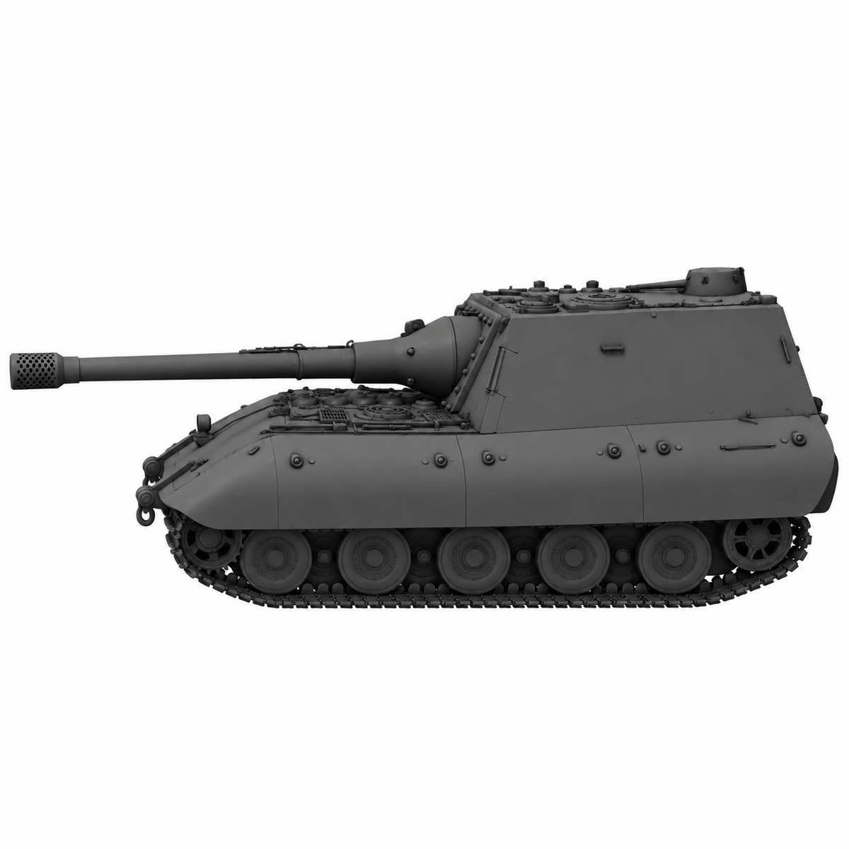 SSMODEL 1/72 1/144 Multi Scale Jagdpanzer E-100 var Tank Resin MODEL kit TSS0343 — detail view 4