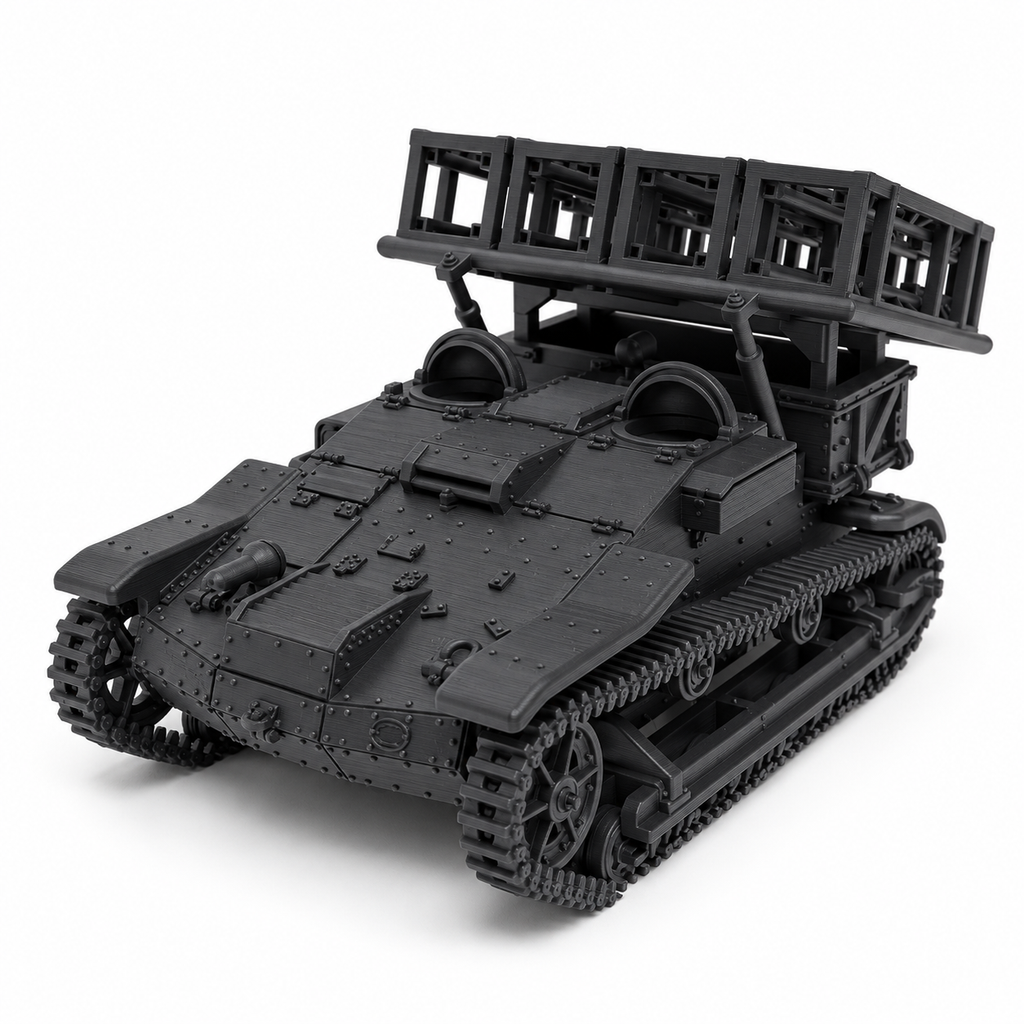 SSMODEL1/72 1/144 Multi Scale WWII German 28/32cm Wurfrahmen SPG Model TSS0801