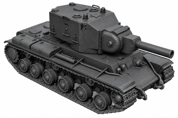 SSMODEL 1/72 1/144 Multi Scale KV-2 with N.V.Kurin turret tank MODEL kit TSS0108