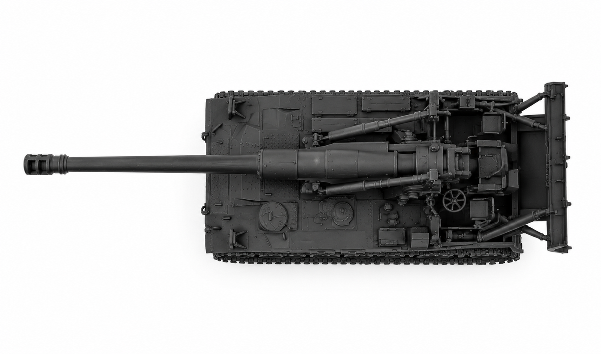 SSMODEL 1/72 1/144 Multi Scale M110A2 203mm US Cold war Tank MODEL kit TSS0667 — detail view 5