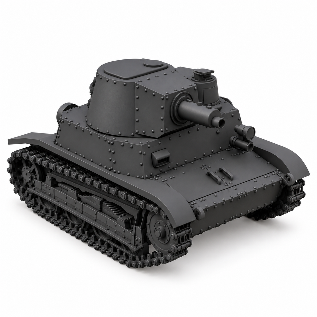 SSMODEL 1/72 1/144 Multi Scale TKW Tank Resin  MODEL kit TSS0303