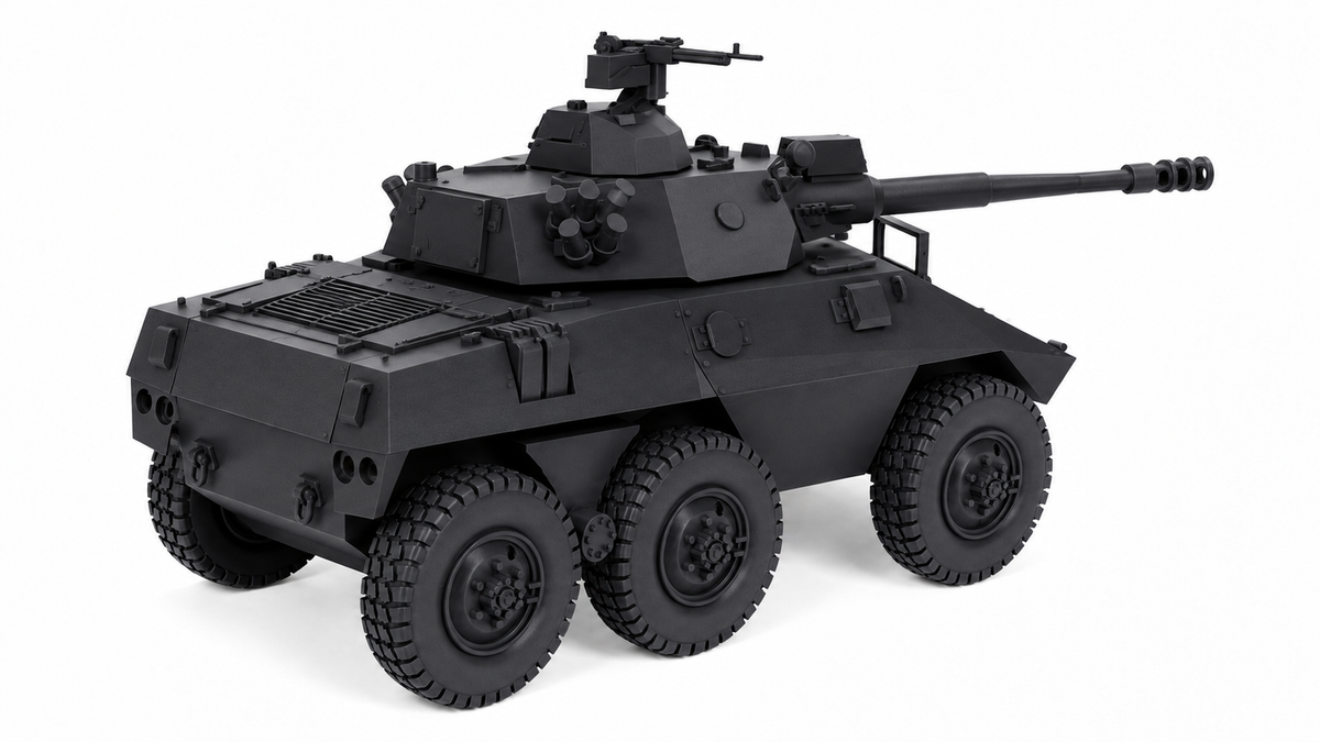 SSMODEL 1/72 1/144 Multi Scale EE-9 Cascavel Brazil Tank Resin MODEL TSS0653 — detail view 5