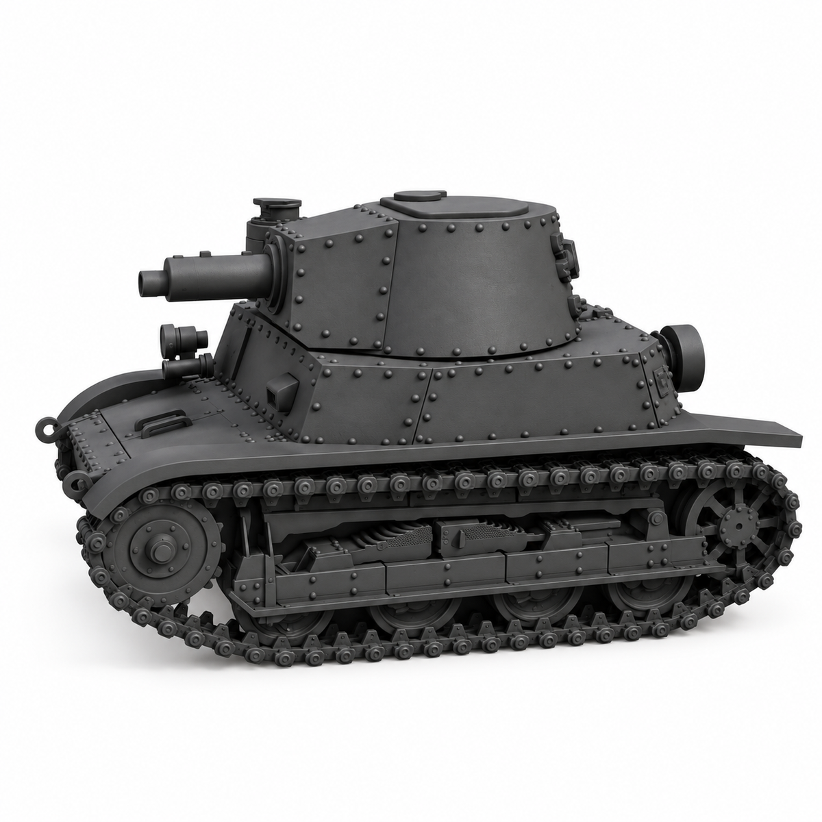 SSMODEL 1/72 1/144 Multi Scale TKW Tank Resin  MODEL kit TSS0303 — detail view 2