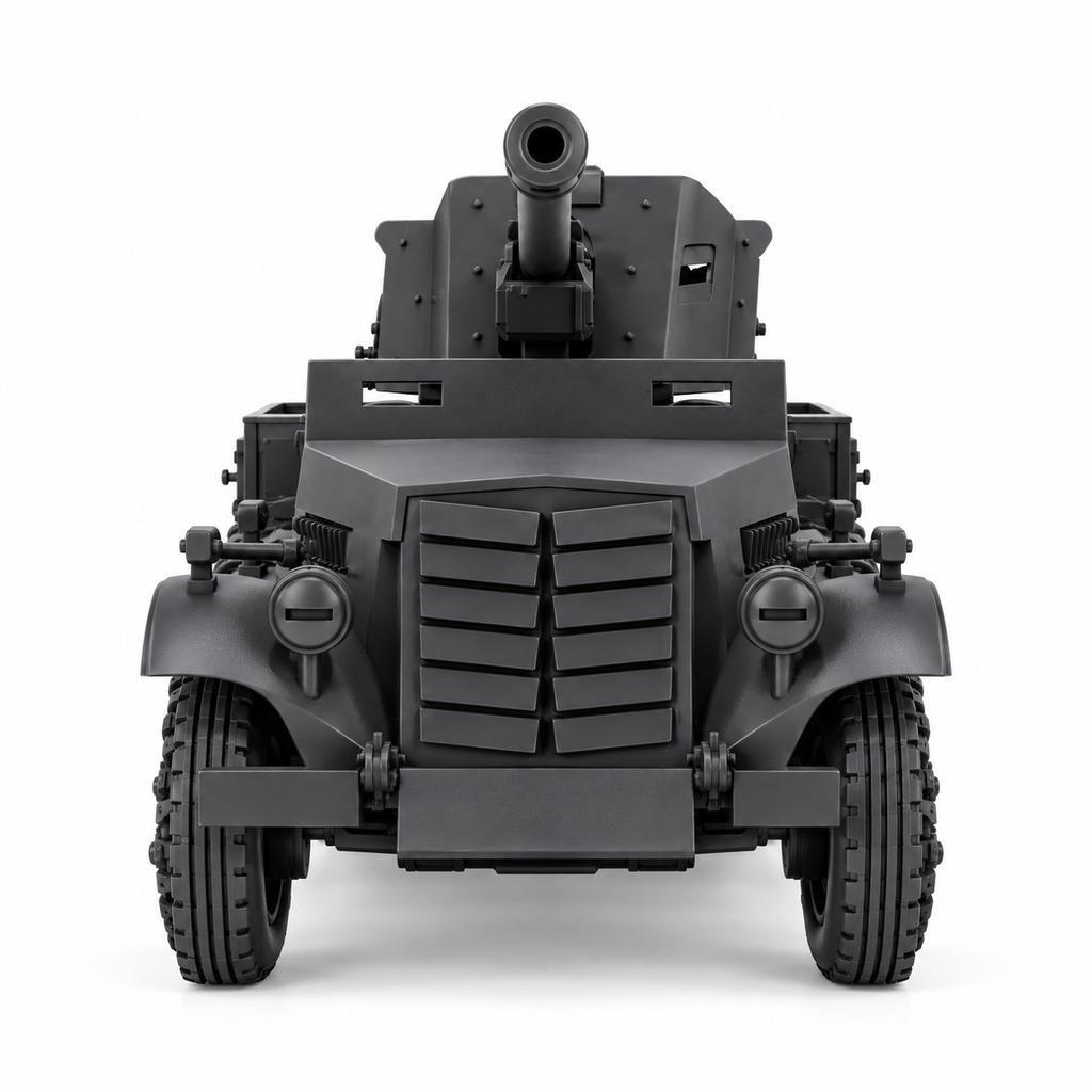 SSMODEL 1/72 1/144 Sd.Kfz.10/5 5cm PAK 38 Half-track Resin MODEL KIT TSS0925