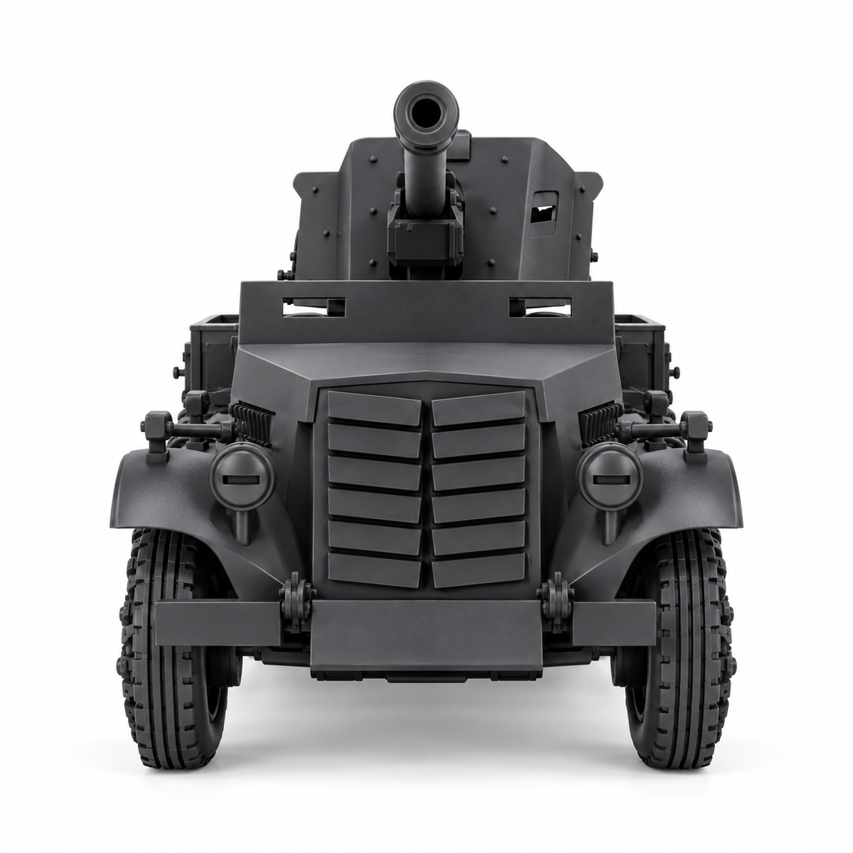 SSMODEL 1/72 1/144 Sd.Kfz.10/5 5cm PAK 38 Half-track Resin MODEL KIT TSS0925 — detail view 2