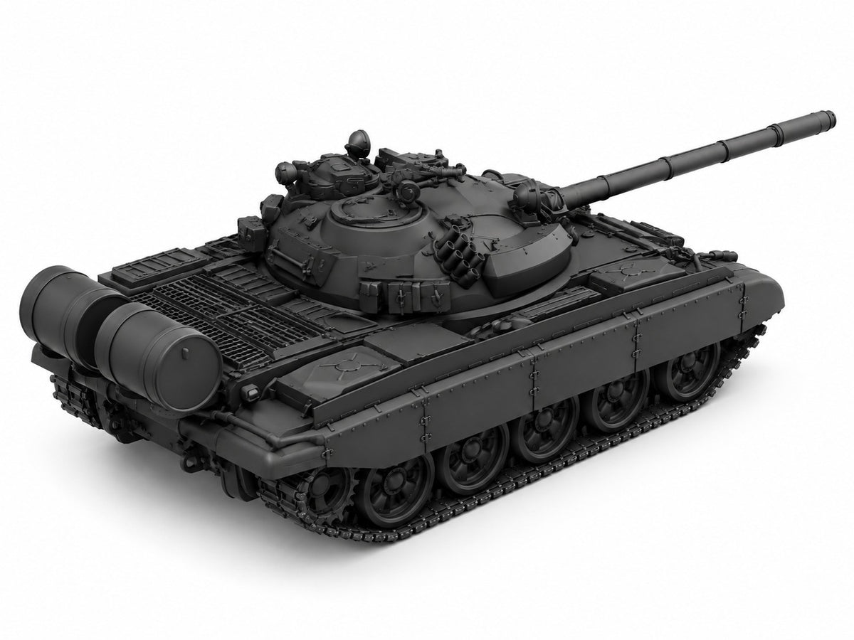 SSMODEL 1/72 1/144 Multi Scale T-55AM Soviet tank Resin Model Kit TSS0296 — detail view 4