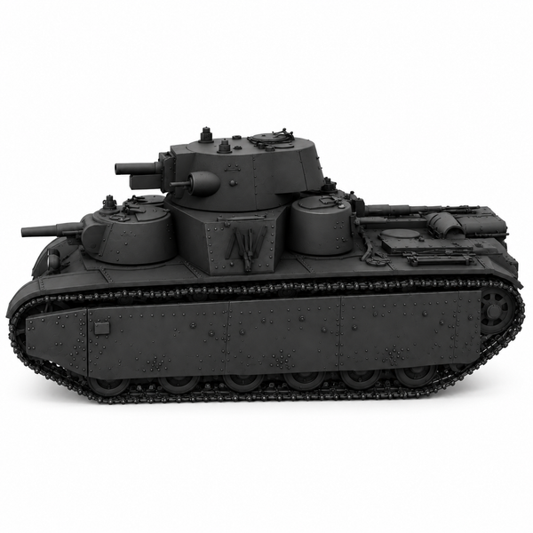 SSMODEL 1/72 1/144 Multi Scale T-35 mod 1939 Tank Resin MODEL KIT TSS0520