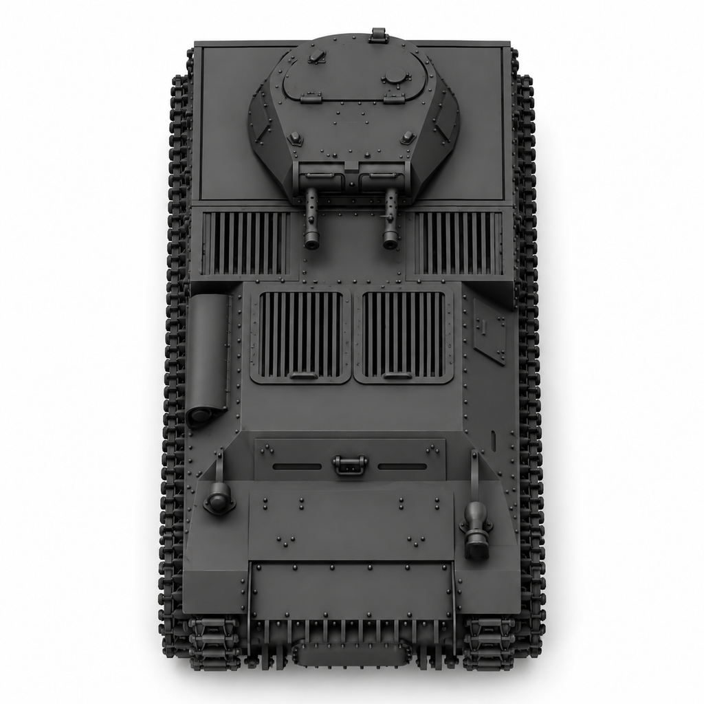 SSMODEL 1/72 1/144 PanzerI Turm auf Lorraine Schlepper f Resin Model Kit TSS0911