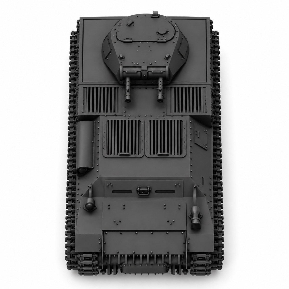 SSMODEL 1/72 1/144 PanzerI Turm auf Lorraine Schlepper f Resin Model Kit TSS0911 — detail view 4