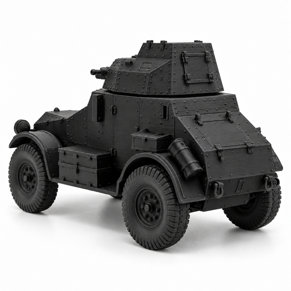 SSMODEL 1/72 1/144 Multi-Scale WWII French 165 Armored Car Resin Model TSS1219