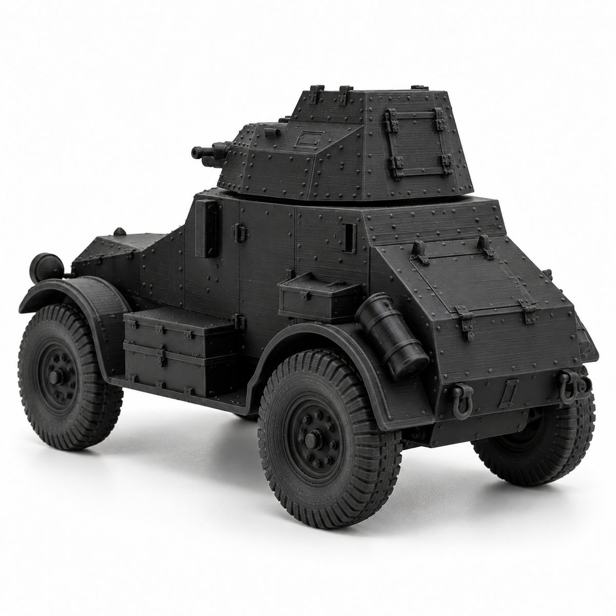 SSMODEL 1/72 1/144 Multi-Scale WWII French 165 Armored Car Resin Model TSS1219 — detail view 13
