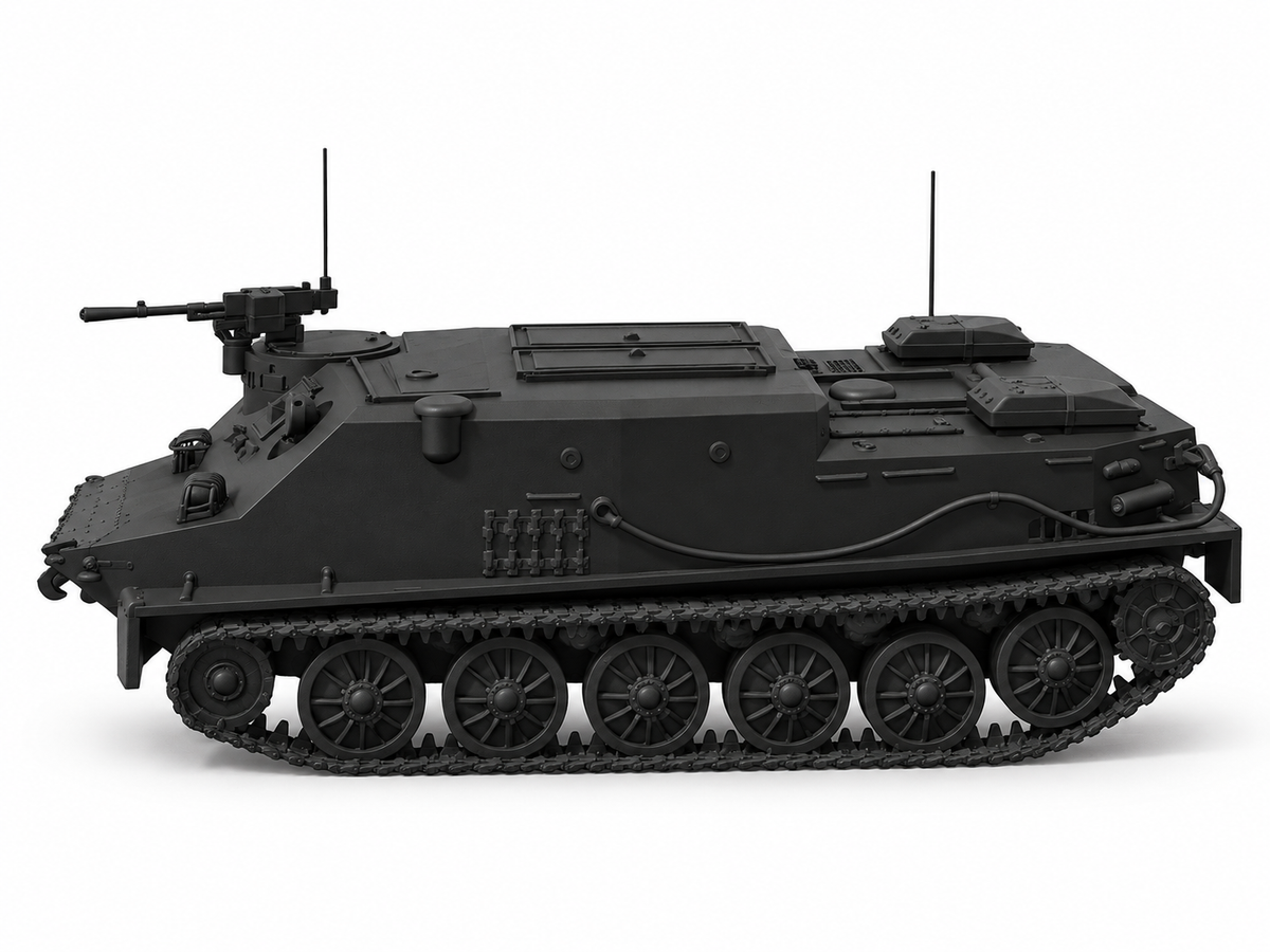 SSMODEL 1/72 1/144 Multi Scale BTR50PK Soviet coldwar APC tank Model Kit TSS0289 — detail view 3