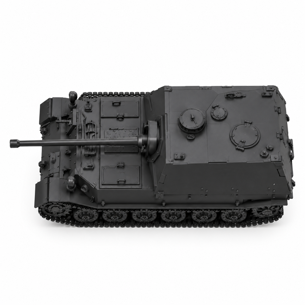SSMODEL 1/72 1/144 Panzerjager Tiger P 8.8cm PaK Elefant Resin MODEL KIT TSS0909