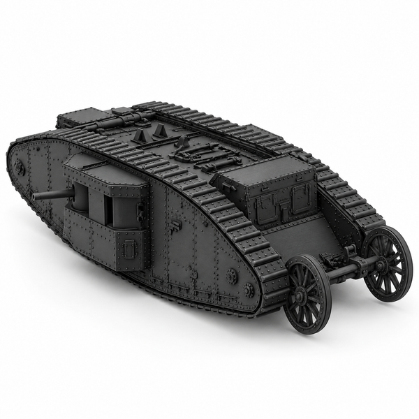 SSMODEL1/72 1/144 WW1 UK Mark I Tank 1916 British Empire Resin Model Kit TSS1203