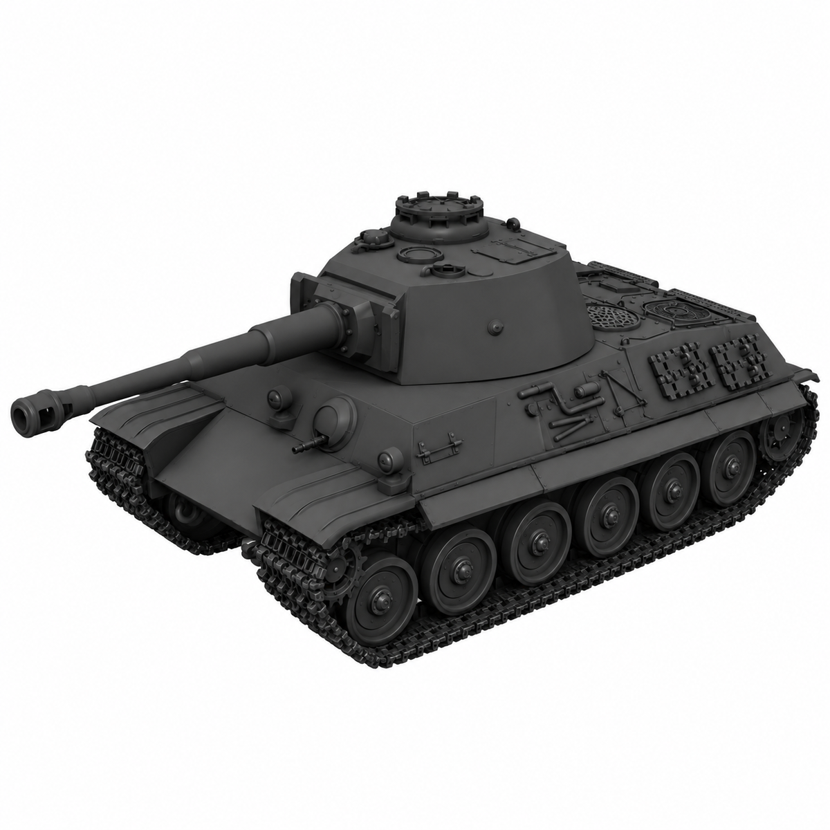 SSMODEL 1/72 1/144 Multi Scale TVP VTU German fictional tank model kit TSS0529 — detail view 16