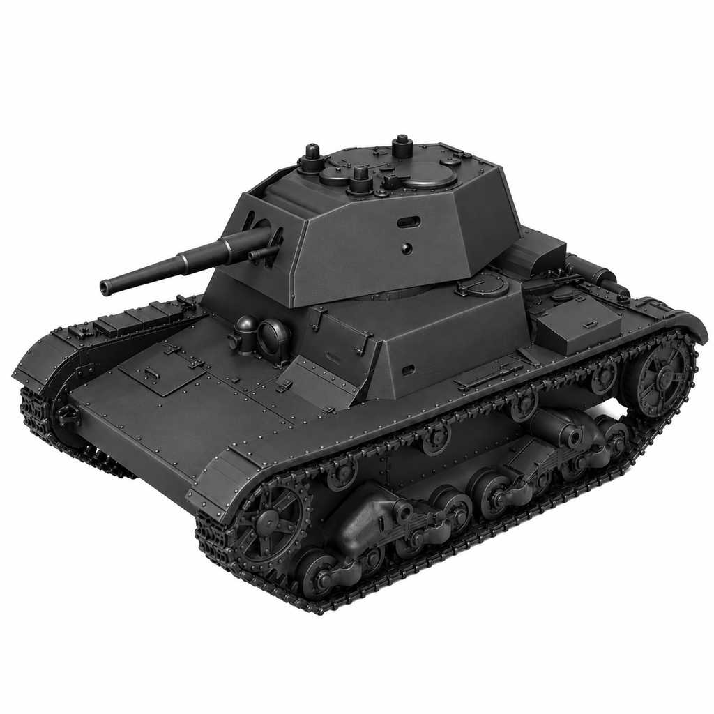 SSMODEL 1/72 1/144 Multi Scale T-26E Soviet light tank Resin Model Kit TSS0066
