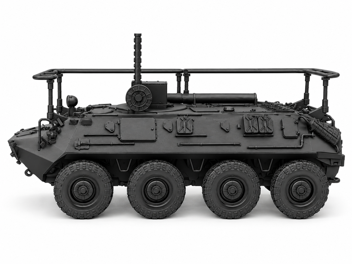 SSMODEL 1/72 1/144 BTR-60PU Soviet coldwar command vehicle Resin Model TSS0290 — detail view 3
