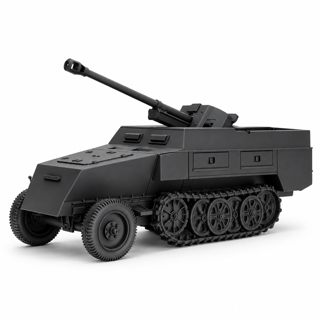 SSMODEL 1/72 1/144 Multi Scale Sd.Kfz.250 with 5cm PaK38 Resin Model Kit TSS0932