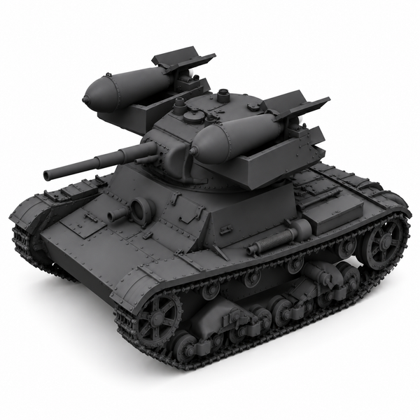 SSMODEL 1/72 1/144 Multi Scale RT-26 Soviet Rocket Tank MODEL kit TSS0400