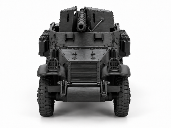 SSMODEL 1/72 1/144 Multi Scale WWII US M3 Half-track 75mm GMC Model Kit TSS0880