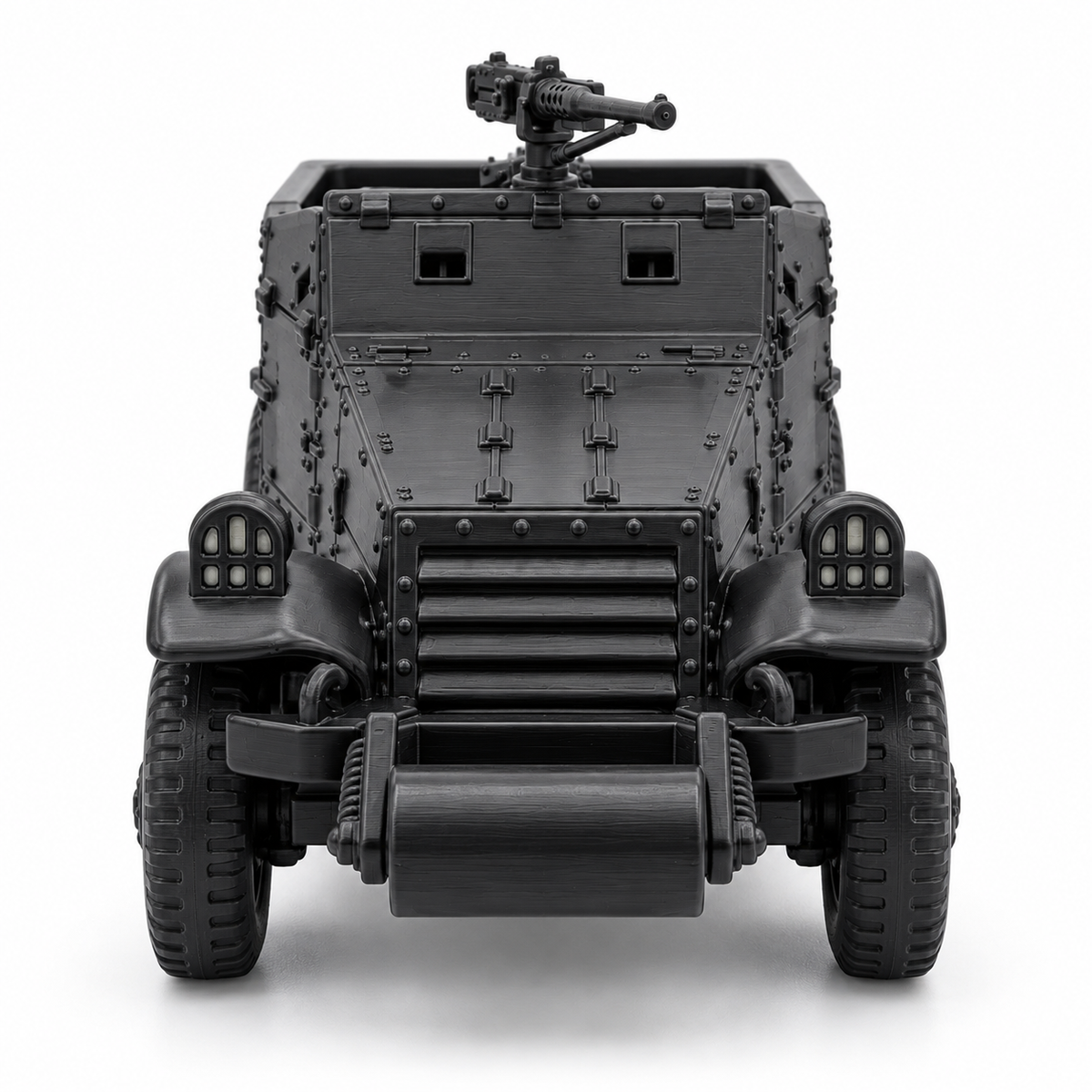SSMODEL 1/72 1/144 Multi-Scale WWII US M3A1 Scout Car White Motor Model TSS1024 — detail view 2