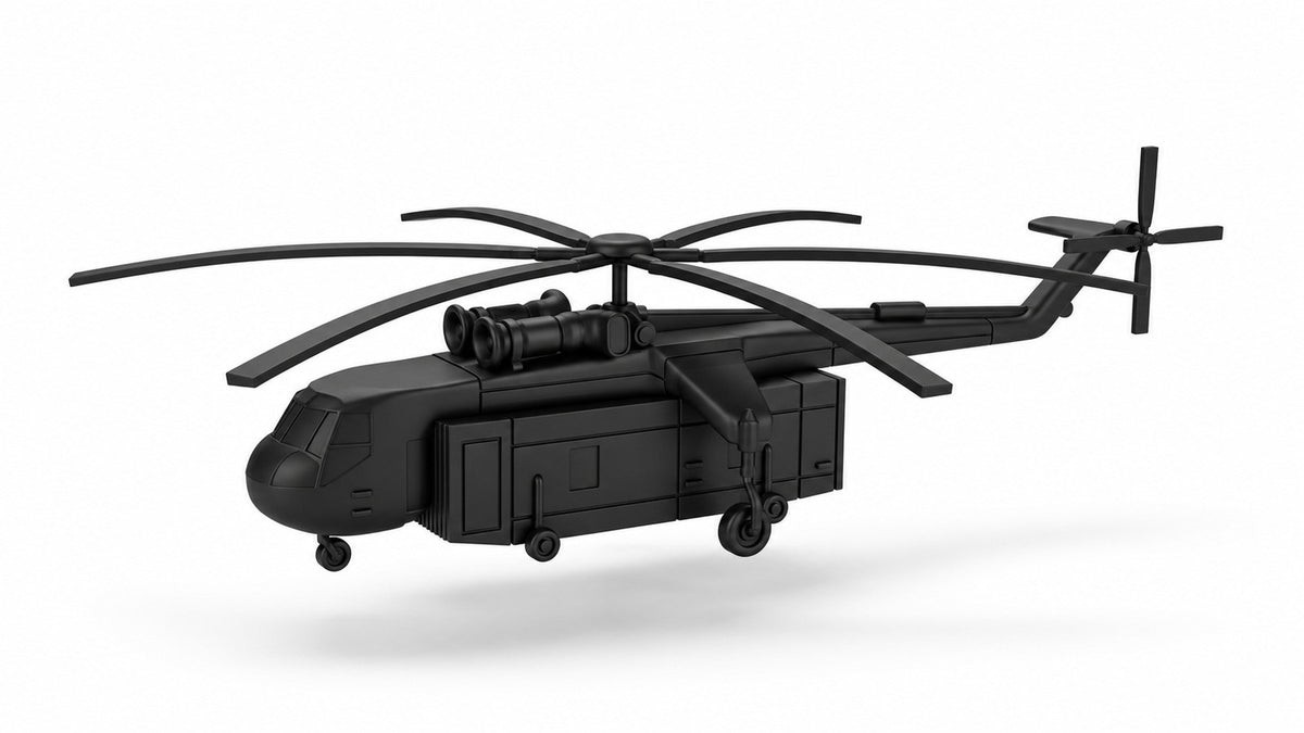 SSMODEL 1/72 1/144 Helicopter CH-54 Tarhe Resin Model Kit RSS0056 — detail view 12