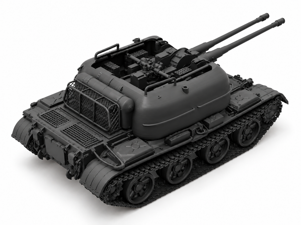 SSMODEL 1/72 1/144 ZSU-57-2 Soviet coldwar mobile AA-gun Resin Model Kit TSS0284