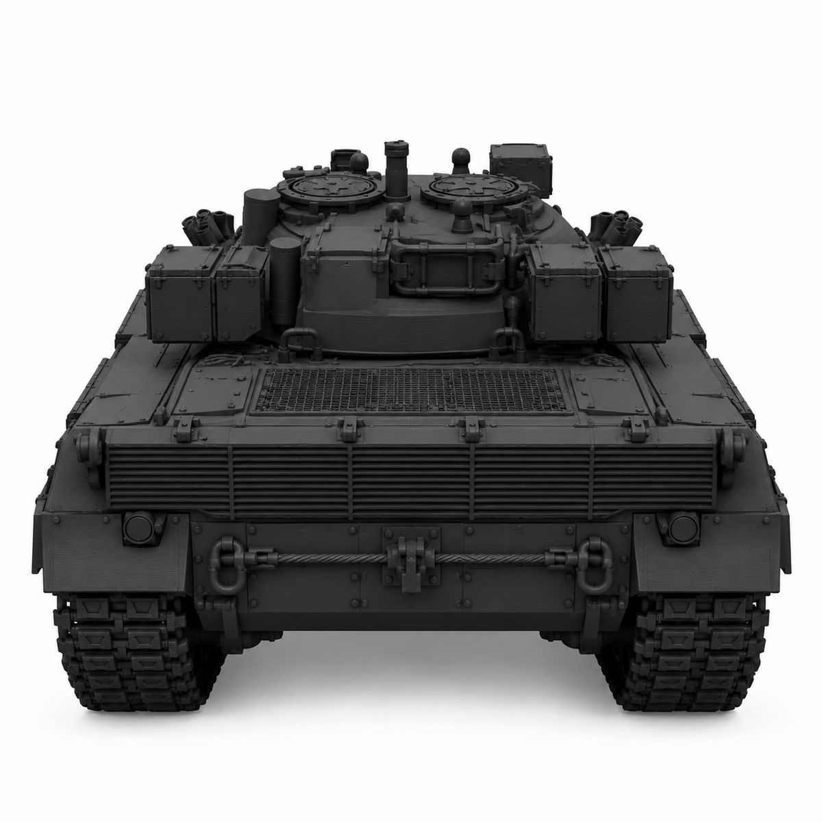 SSMODEL 1/72 1/144 Multi Scale Leopard 1A5 BE Belgian coldwar MBT Model TSS0539 — detail view 4