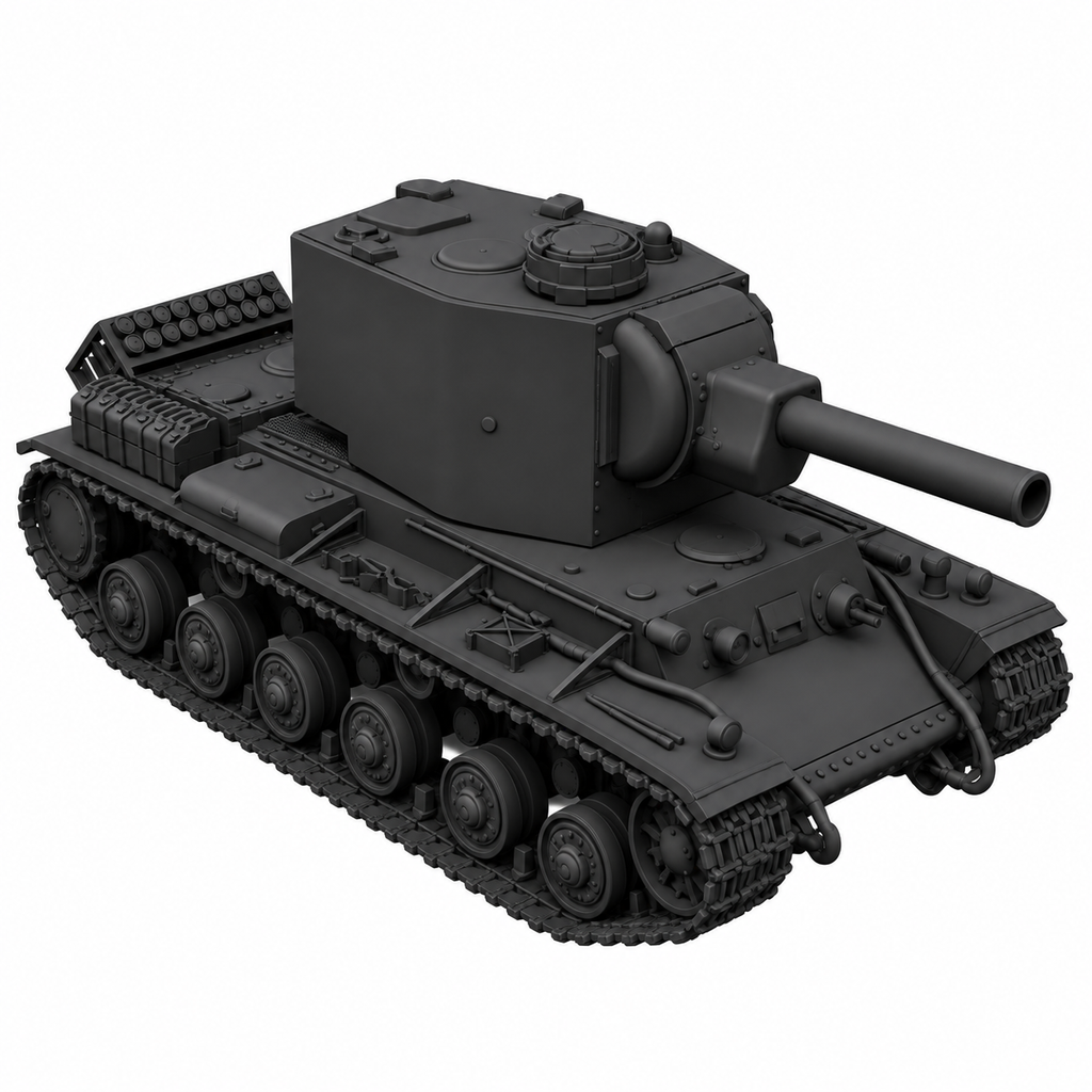 SSMODEL 1/72 1/144 Multi Scale Pz.Kpfw. KW II 754 r tank Resin Model Kit TSS0179