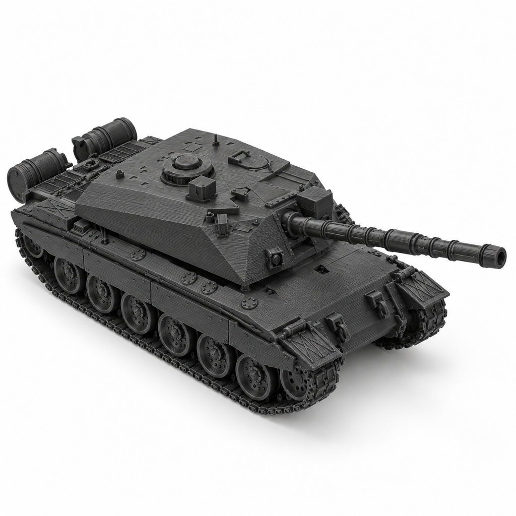 SSMODEL 1/72 1/144 Multi Scale Challenger 2 MBT UK Tank Resin Model Kit TSS0719
