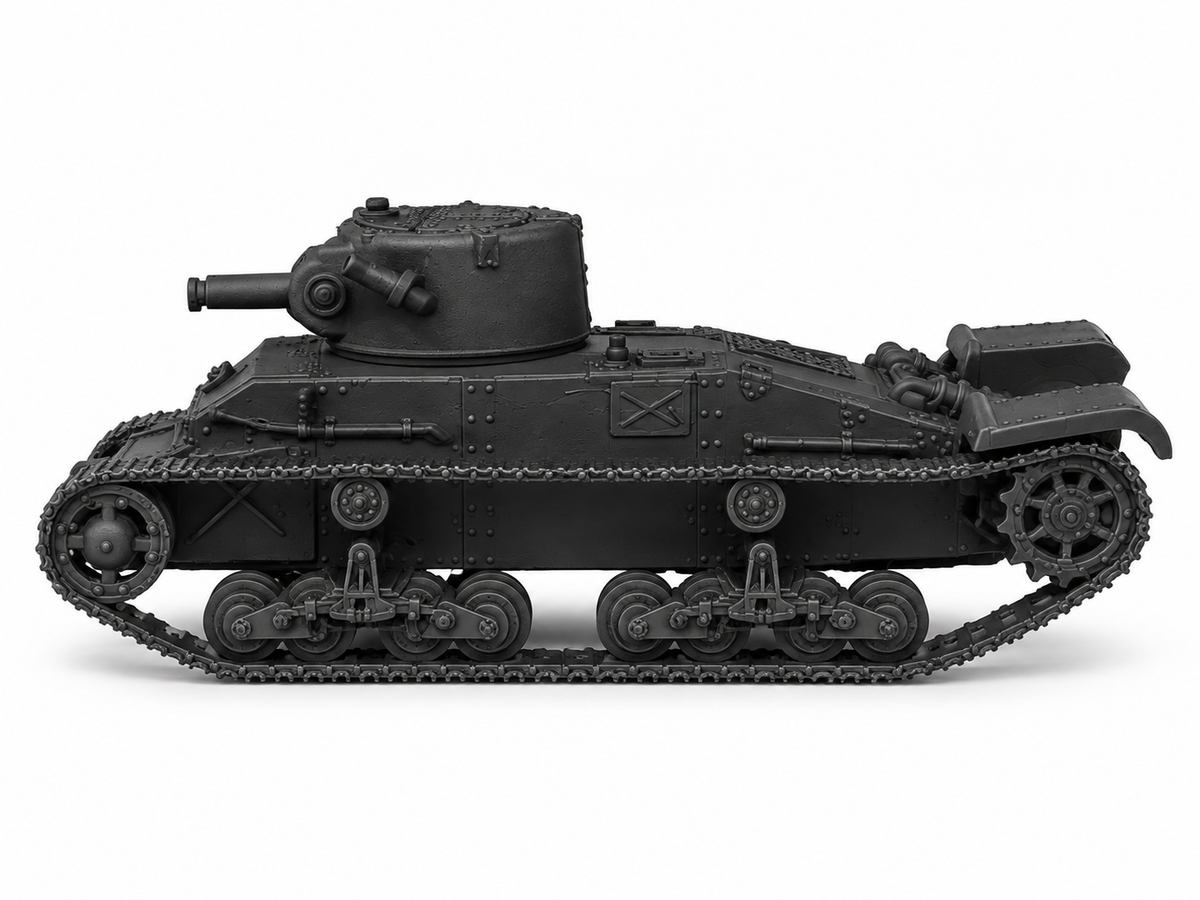 SSMODEL 1/72 1/144 Multi Scale Matilda I A11 Infantry Mark I Tank MODEL TSS1310 — detail view 2