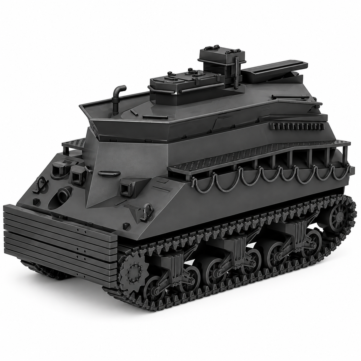 SSMODEL 1/72 1/144 Multi Scale Sherman BARV M4A2 Tank Resin MODEL KIT TSS0950 — detail view 13