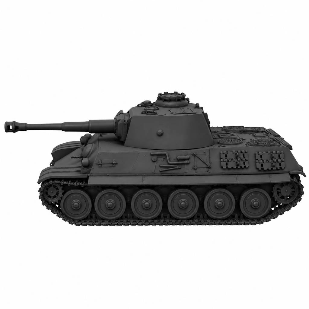 SSMODEL 1/72 1/144 Multi Scale TVP VTU German fictional tank model kit TSS0529
