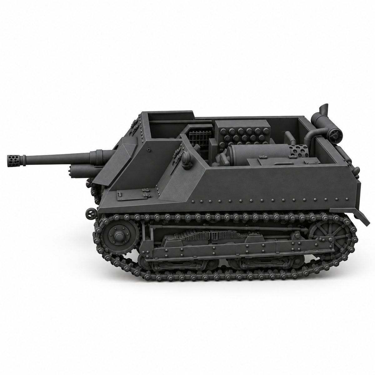 SSMODEL 1/72 1/144 Multi Scale TKS-D Tank Resin MODEL kit TSS0305 — detail view 3
