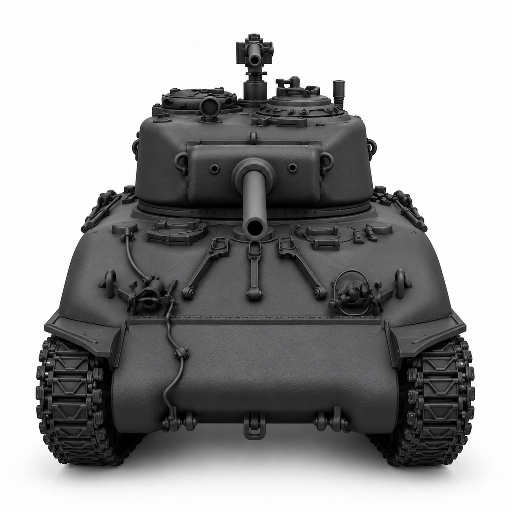SSMODEL 1/72 1/144 Multi-Scale M4A1 76W Sherman US WWII Tank MODEL KIT TSS0208