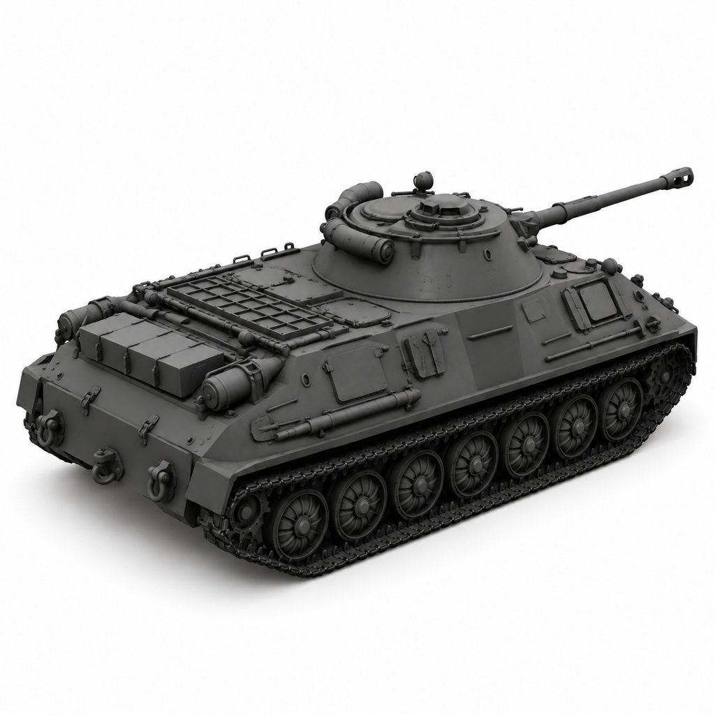SSMODEL 1/72 1/144 Multi Scale PT-60/76 Soviet Cold War Light Tank MODEL TSS0394