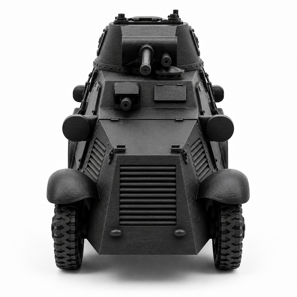 SSMODEL 1/72 1/144 Multi-Scale WWII Swedish L-181 Armored Car Model Kit TSS1276