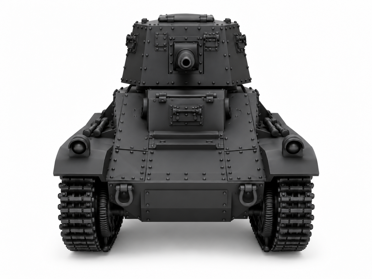 SSMODEL 1/72 1/144 Multi Scale Vickers Light Dutchman M1936 Tank MODEL TSS1190 — detail view 3