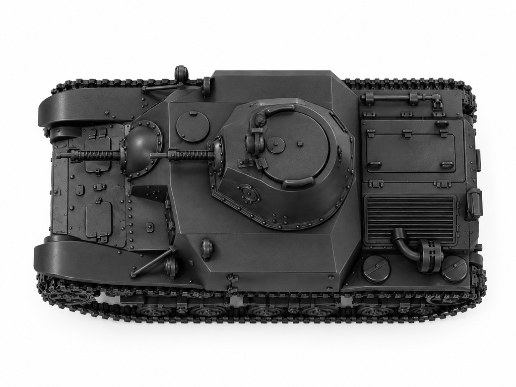 SSMODEL 1/72 1/144 Multi Scale Type 92 Jyu-Sokosha late Tank MODEL kit TSS1384