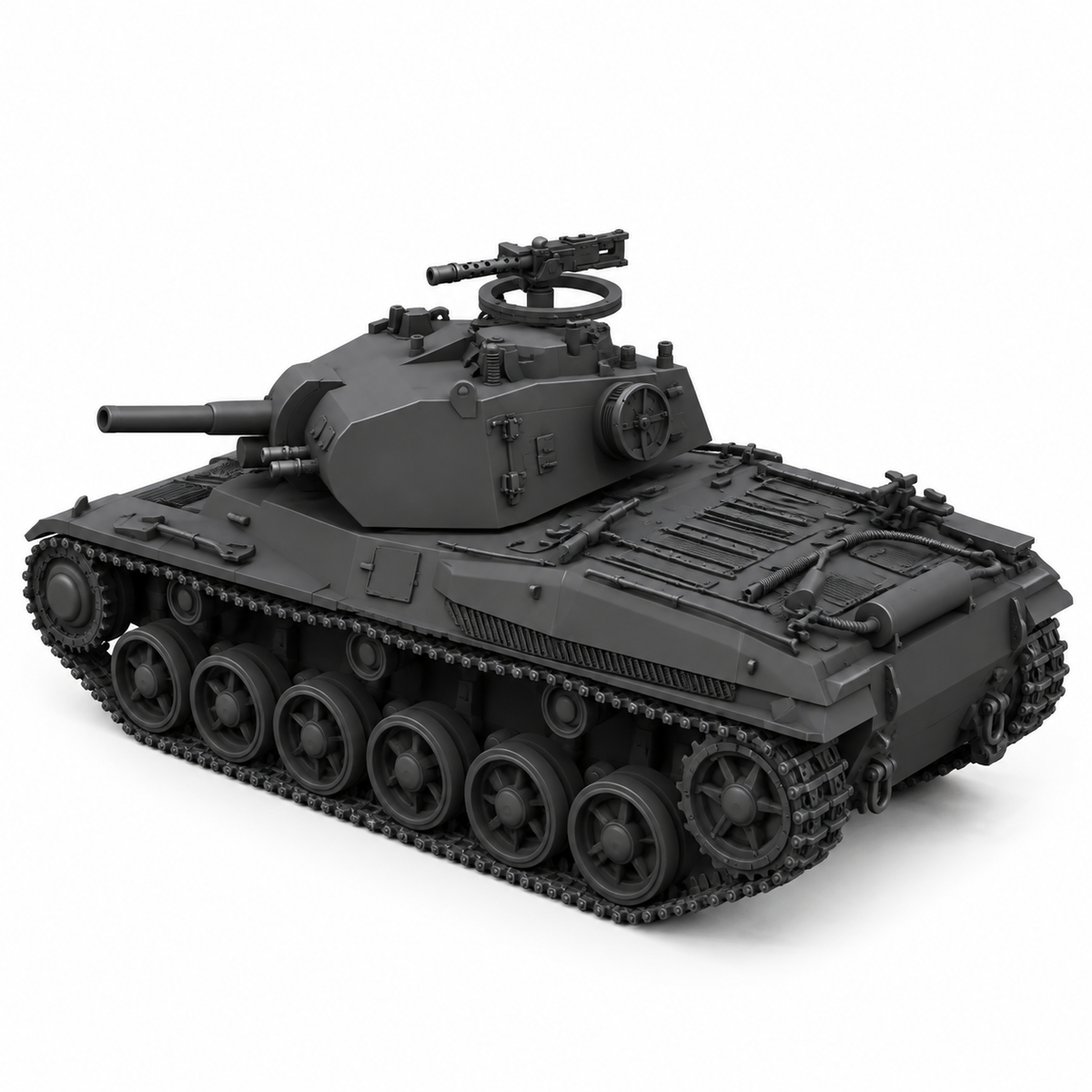 SSMODEL 1/72 1/144 Ikv 73 Swedish self-propelled gun tank MODEL kit TSS0384 — detail view 4