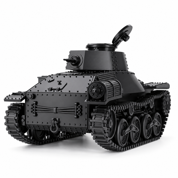 SSMODEL 1/32 1/35 1/48 1/64 Type 4 Ke-Nu Light Tank 2 Crew Figures Model TSS1296