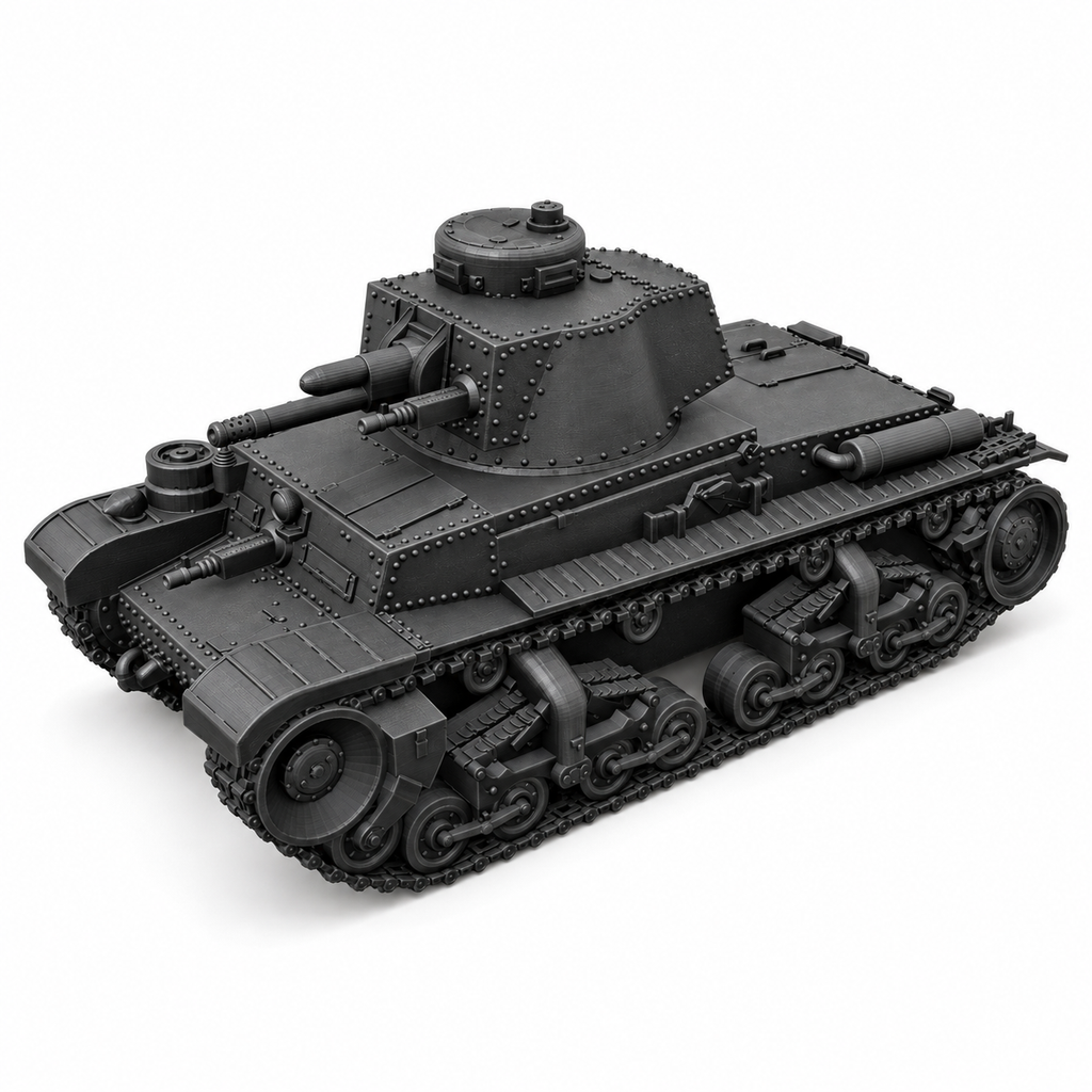 SSMODEL 1/72 1/144 Multi Scale Panzerkampfwagen 35t tank Model Kit TSS0272