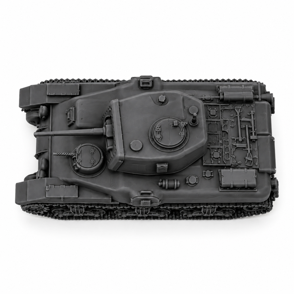 SSMODEL 1/72 1/144 Multi Scale Ram Mk.I 2pounder Canada Tank Model Kit TSS0917