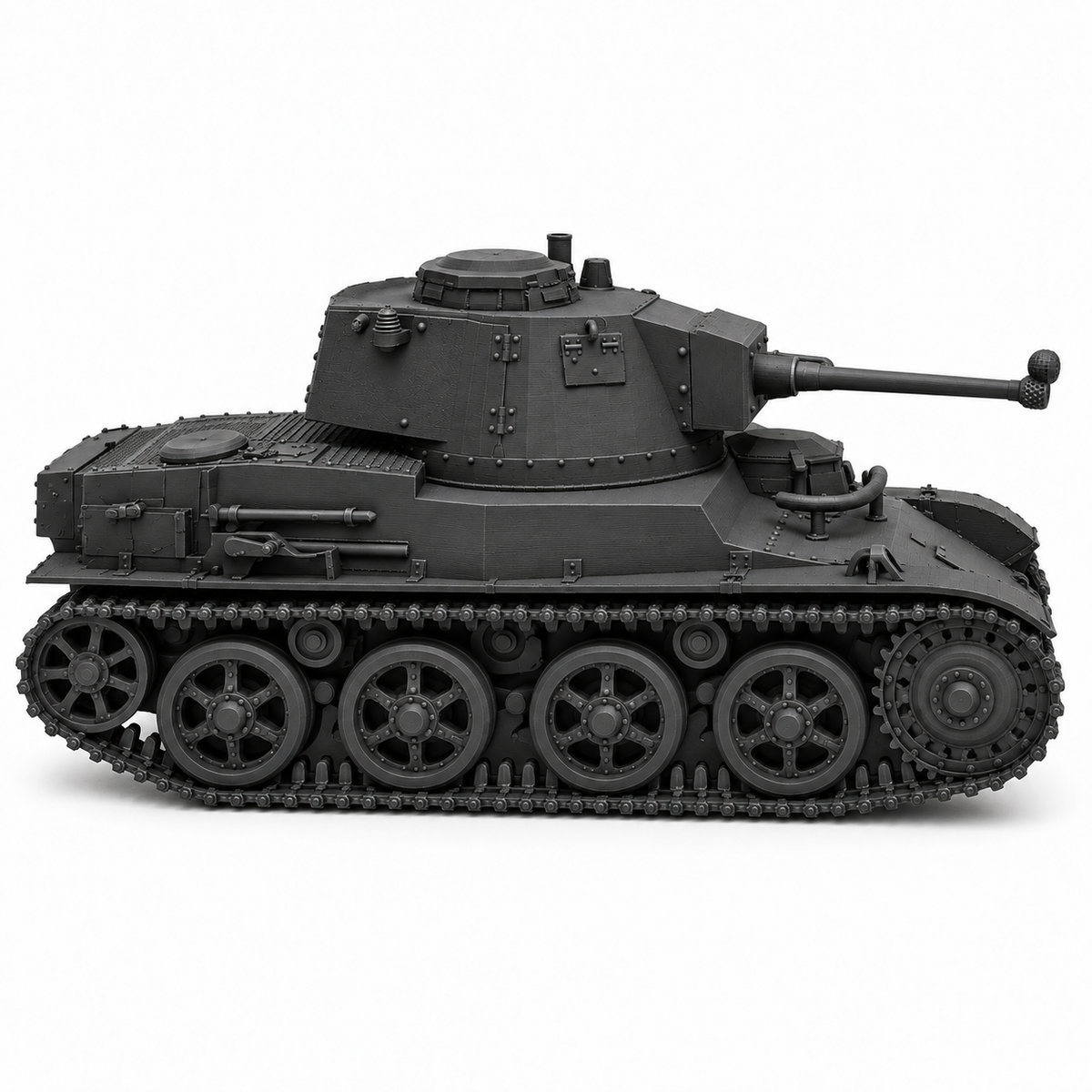 SSMODEL 1/72 1/144 Multi Scale Toldi IIa tank Resin Model Kit TSS0198 — detail view 2